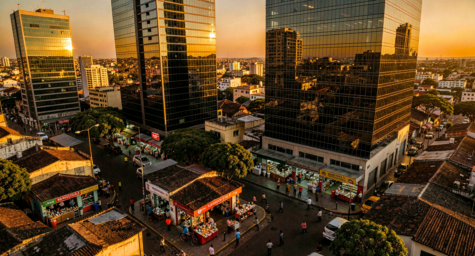 Una foto panorámica de la Ciudad de México [AI GENERATED]